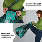 Maori Matariki Manaia Turquoise Grocery Bag Maori Kowhaiwhai Pattern Galaxy