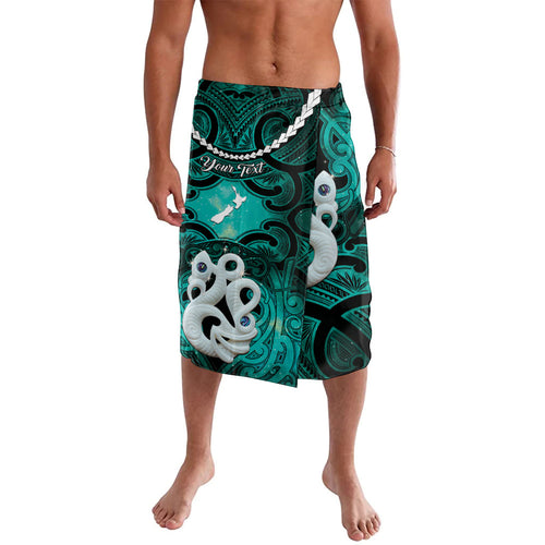 Personalised Maori Matariki Manaia Turquoise Lavalava Maori Kowhaiwhai Pattern Galaxy