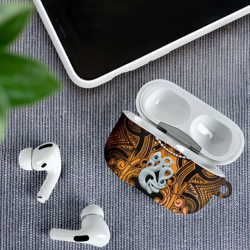 Maori Matariki Manaia Kowhai AirPods Case Maori Kowhaiwhai Pattern Galaxy