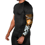 Personalised Maori Matariki Manaia Kowhai Arm Sleeves Maori Kowhaiwhai Pattern Galaxy