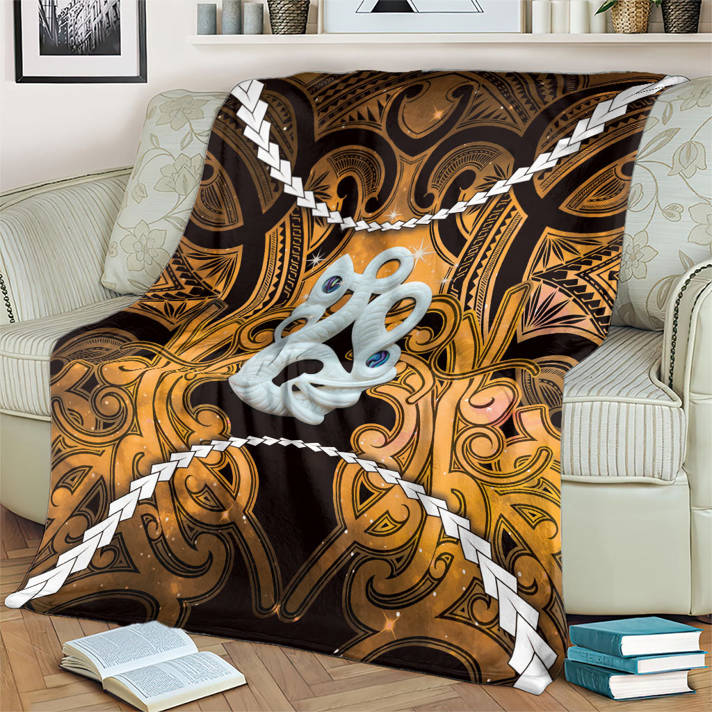 Maori Matariki Manaia Kowhai Blanket Maori Kowhaiwhai Pattern Galaxy
