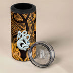 Personalised Maori Matariki Manaia Kowhai 4 in 1 Can Cooler Tumbler Maori Kowhaiwhai Pattern Galaxy