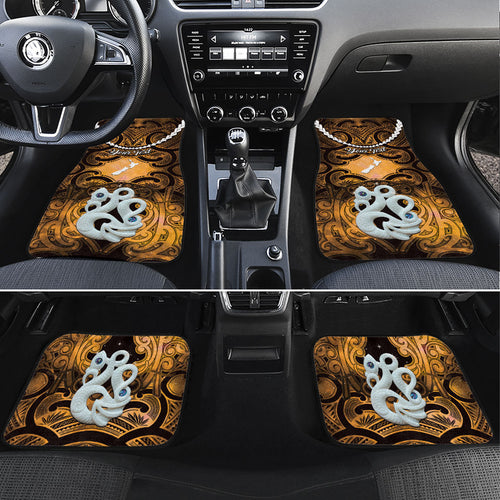Personalised Maori Matariki Manaia Kowhai Car Mats Maori Kowhaiwhai Pattern Galaxy