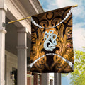 Maori Matariki Manaia Kowhai Garden Flag Maori Kowhaiwhai Pattern Galaxy