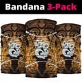 Maori Matariki Manaia Kowhai Neck Gaiter Maori Kowhaiwhai Pattern Galaxy