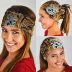 Maori Matariki Manaia Kowhai Neck Gaiter Maori Kowhaiwhai Pattern Galaxy