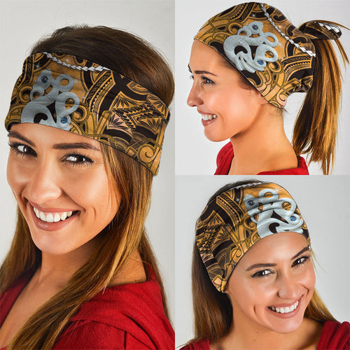 Maori Matariki Manaia Kowhai Neck Gaiter Maori Kowhaiwhai Pattern Galaxy