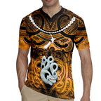 Personalised Maori Matariki Manaia Kowhai Rugby Jersey Maori Kowhaiwhai Pattern Galaxy