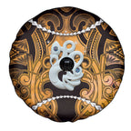 Maori Matariki Manaia Kowhai Spare Tire Cover Maori Kowhaiwhai Pattern Galaxy