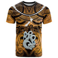 Personalised Maori Matariki Manaia Kowhai T Shirt Maori Kowhaiwhai Pattern Galaxy