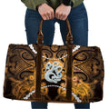 Maori Matariki Manaia Kowhai Travel Bag Maori Kowhaiwhai Pattern Galaxy