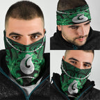 Maori Matariki Hei Matau Kakariki Neck Gaiter Maori Kowhaiwhai Pattern Galaxy