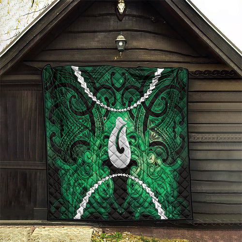 Maori Matariki Hei Matau Kakariki Quilt Maori Kowhaiwhai Pattern Galaxy