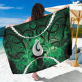 Maori Matariki Hei Matau Kakariki Sarong Maori Kowhaiwhai Pattern Galaxy