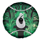 Maori Matariki Hei Matau Kakariki Spare Tire Cover Maori Kowhaiwhai Pattern Galaxy