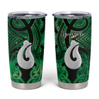 Personalised Maori Matariki Hei Matau Kakariki Tumbler Cup Maori Kowhaiwhai Pattern Galaxy