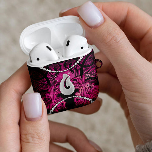 Maori Matariki Hei Matau Mawhero AirPods Case Maori Kowhaiwhai Pattern Galaxy