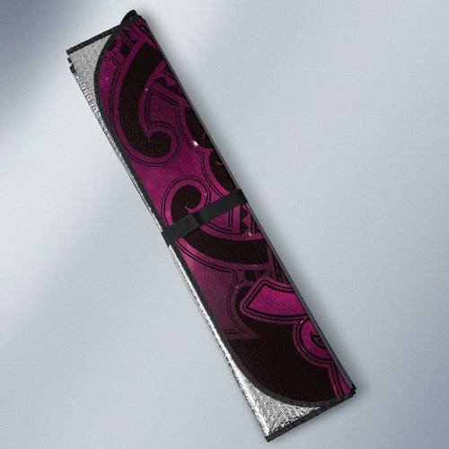 Maori Matariki Hei Matau Mawhero Auto Sun Shade Maori Kowhaiwhai Pattern Galaxy
