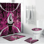 Maori Matariki Hei Matau Mawhero Bathroom Set Maori Kowhaiwhai Pattern Galaxy