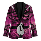 Personalised Maori Matariki Hei Matau Mawhero Blazer Maori Kowhaiwhai Pattern Galaxy
