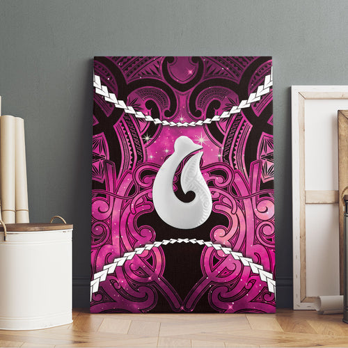 Maori Matariki Hei Matau Mawhero Canvas Wall Art Maori Kowhaiwhai Pattern Galaxy