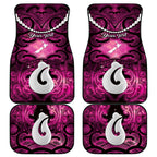 Personalised Maori Matariki Hei Matau Mawhero Car Mats Maori Kowhaiwhai Pattern Galaxy
