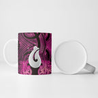 Personalised Maori Matariki Hei Matau Mawhero Ceramic Mug Maori Kowhaiwhai Pattern Galaxy