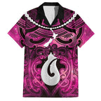 Personalised Maori Matariki Hei Matau Mawhero Hawaiian Shirt Maori Kowhaiwhai Pattern Galaxy