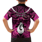 Personalised Maori Matariki Hei Matau Mawhero Hawaiian Shirt Maori Kowhaiwhai Pattern Galaxy