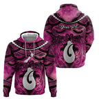 Personalised Maori Matariki Hei Matau Mawhero Hoodie Maori Kowhaiwhai Pattern Galaxy