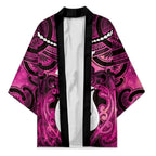 Personalised Maori Matariki Hei Matau Mawhero Kimono Maori Kowhaiwhai Pattern Galaxy