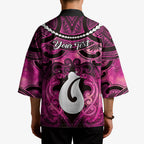 Personalised Maori Matariki Hei Matau Mawhero Kimono Maori Kowhaiwhai Pattern Galaxy