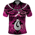 Personalised Maori Matariki Hei Matau Mawhero Polo Shirt Maori Kowhaiwhai Pattern Galaxy