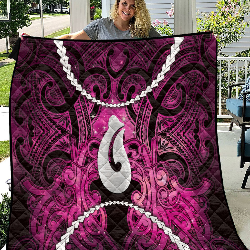 Maori Matariki Hei Matau Mawhero Quilt Maori Kowhaiwhai Pattern Galaxy