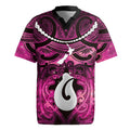 Personalised Maori Matariki Hei Matau Mawhero Rugby Jersey Maori Kowhaiwhai Pattern Galaxy