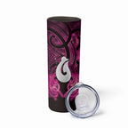 Personalised Maori Matariki Hei Matau Mawhero Skinny Tumbler Maori Kowhaiwhai Pattern Galaxy