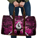 Maori Matariki Hei Matau Mawhero Travel Bag Maori Kowhaiwhai Pattern Galaxy