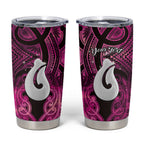 Personalised Maori Matariki Hei Matau Mawhero Tumbler Cup Maori Kowhaiwhai Pattern Galaxy
