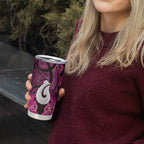 Personalised Maori Matariki Hei Matau Mawhero Tumbler Cup Maori Kowhaiwhai Pattern Galaxy