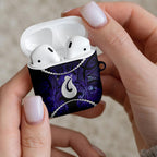 Maori Matariki Hei Matau Waiporoporo AirPods Case Maori Kowhaiwhai Pattern Galaxy