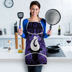 Maori Matariki Hei Matau Waiporoporo Apron Maori Kowhaiwhai Pattern Galaxy