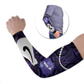 Personalised Maori Matariki Hei Matau Waiporoporo Arm Sleeves Maori Kowhaiwhai Pattern Galaxy