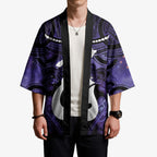 Personalised Maori Matariki Hei Matau Waiporoporo Kimono Maori Kowhaiwhai Pattern Galaxy