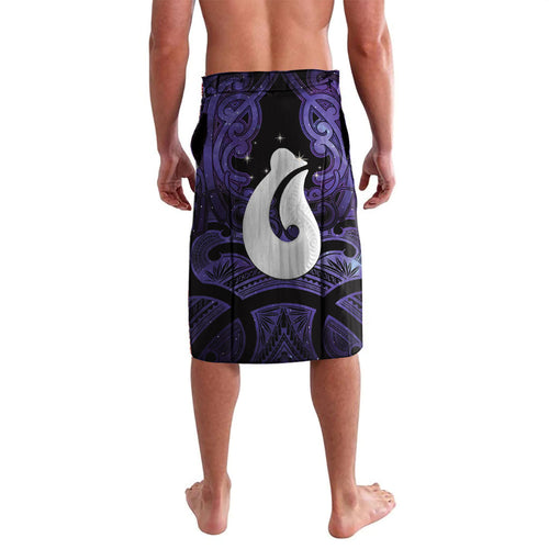 Personalised Maori Matariki Hei Matau Waiporoporo Lavalava Maori Kowhaiwhai Pattern Galaxy