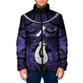 Personalised Maori Matariki Hei Matau Waiporoporo Padded Jacket Maori Kowhaiwhai Pattern Galaxy