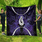 Maori Matariki Hei Matau Waiporoporo Quilt Maori Kowhaiwhai Pattern Galaxy