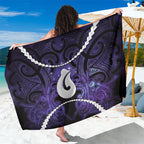 Maori Matariki Hei Matau Waiporoporo Sarong Maori Kowhaiwhai Pattern Galaxy