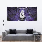 Maori Matariki Hei Matau Waiporoporo Tapestry Maori Kowhaiwhai Pattern Galaxy