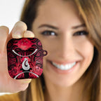 Maori Matariki Hei Matau Whero AirPods Case Maori Kowhaiwhai Pattern Galaxy