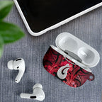 Maori Matariki Hei Matau Whero AirPods Case Maori Kowhaiwhai Pattern Galaxy